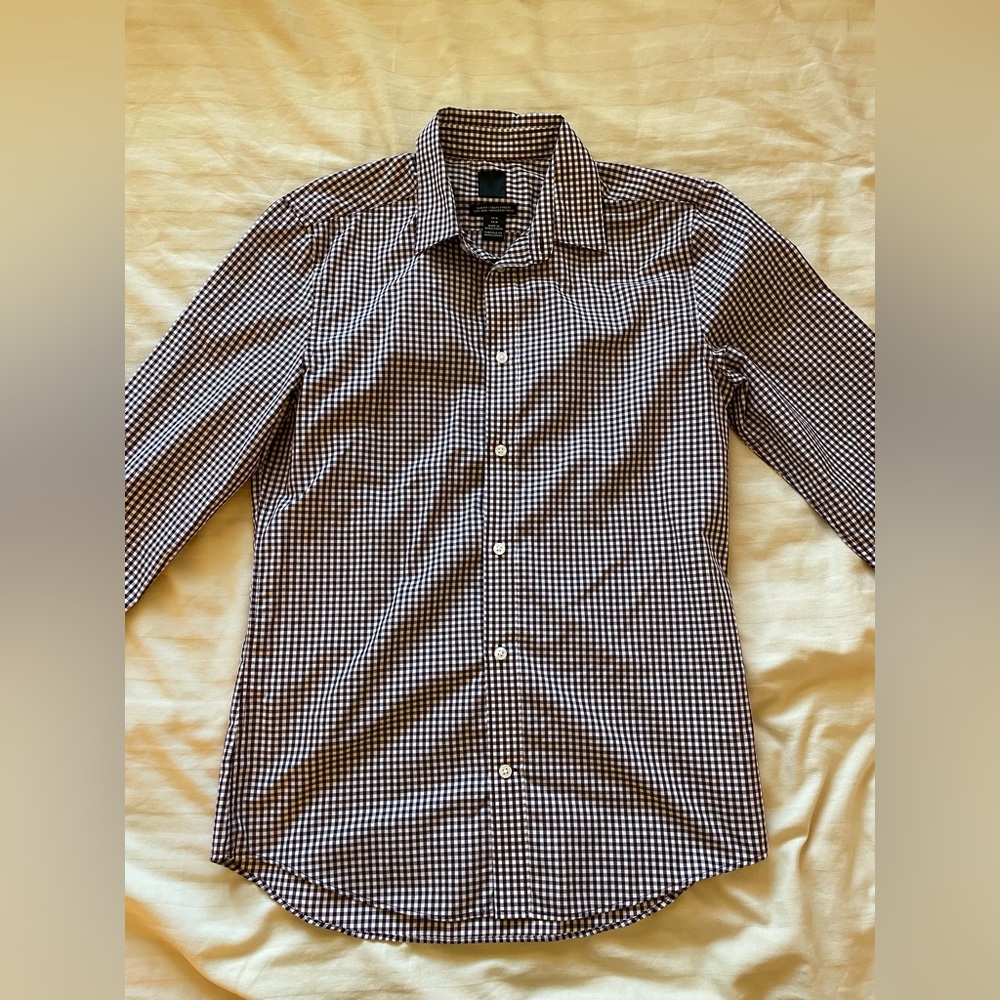 H&M Checkered Button Down Shirt - Mens M